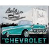 Chevy 1957 Bel Air Metal Tin Sign