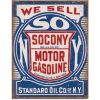 Socony Gasoline Metal Tin Sign