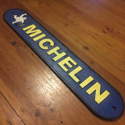 Michelin Man 51cm Cast Iron Sign
