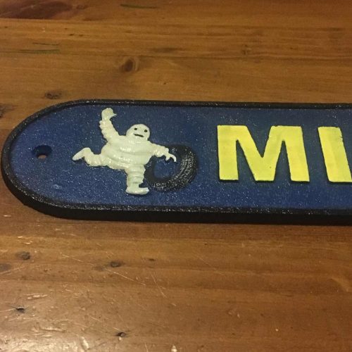 Michelin Man 51cm Cast Iron Sign