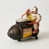 Cast Iron 21cm Michelin Man & Compressor