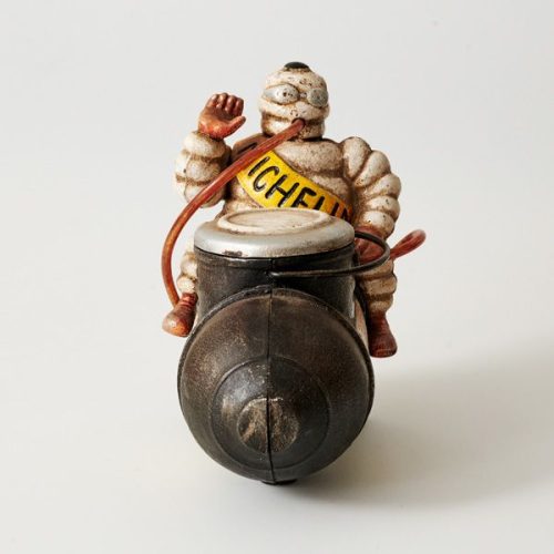 Cast Iron 21cm Michelin Man & Compressor