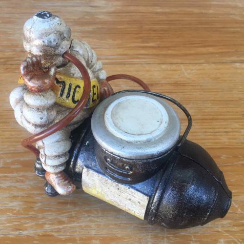 Cast Iron 21cm Michelin Man & Compressor