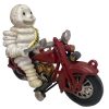 Cast Iron Michelin Man & Motorbike