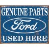 Genuine Ford Parts Metal Tin Sign