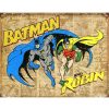 Batman & Robin Weathered Metal Tin Sign