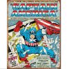 Captain America Comic Cover Metal Tin Sign