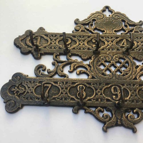 Cast Iron Number Key Rack