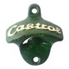 Cast Iron Castrol Bottle Opener Green