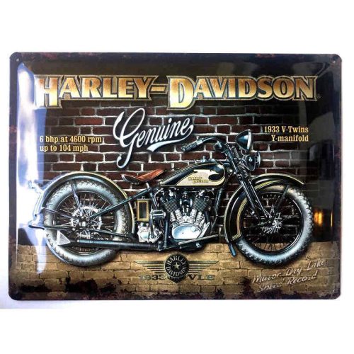 Harley Davidson Brick Wall Sign