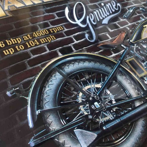 Harley Davidson Brick Wall Sign