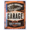Harley Davidson Garage Embossed Tin Sign