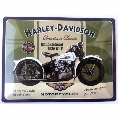 Harley Davidson Knucklehead Sign