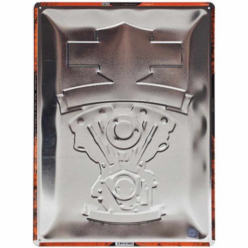 Harley Davidson Wild at Heart Embossed Sign