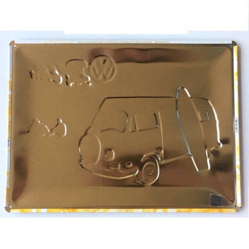 VW Kombi Beach Embossed Sign