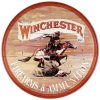 Winchester Express Round Metal Tin Sign