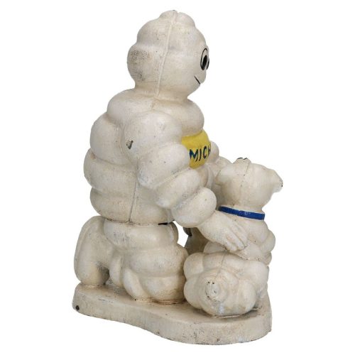 Cast Iron Michelin Man with Dog
