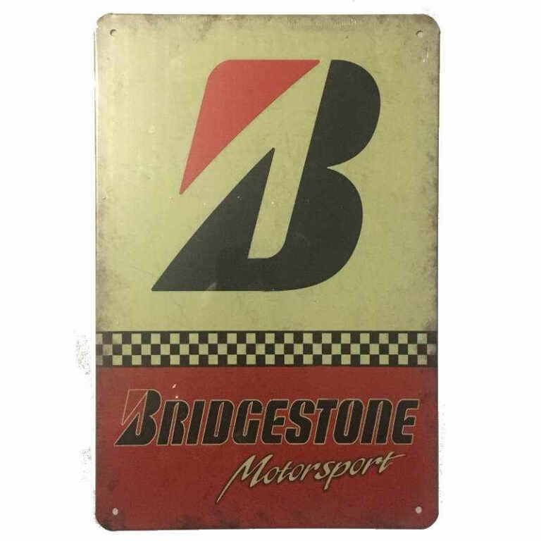 Bridgestone Service Tin Sign 30x20cm – Kidscollections