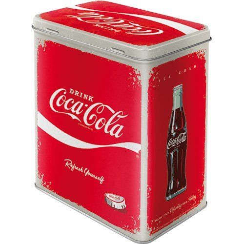 Coke Belongs Embossed Large Tin