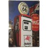 Coke Mobilgas Pump Tin Sign