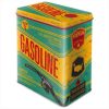Gasoline Embossed Large Storage Tin 3ltr