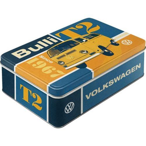 VW Bulli T2 Embossed Flat Tin