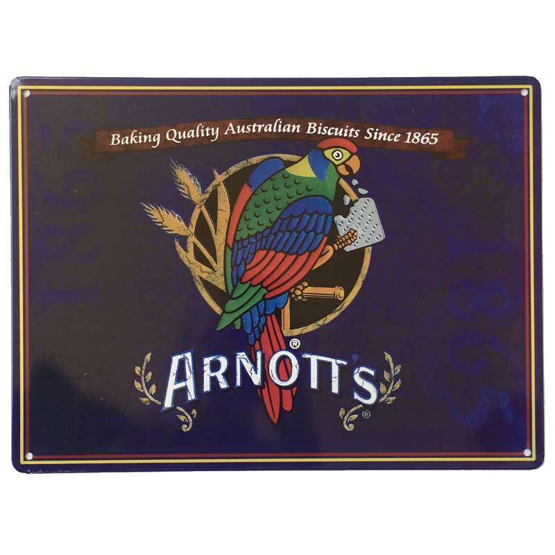 Arnotts Blue Tin Sign