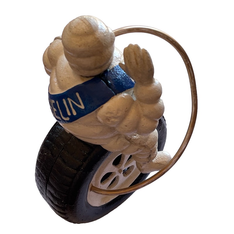 Cast Iron Michelin Man on Tyre
