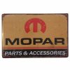 Mopar Parts Tin Sign