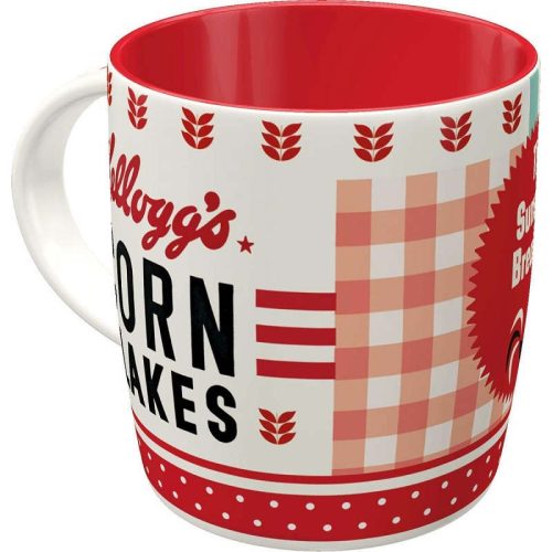 Kelloggs Girl Corn Flakes Collage Mug