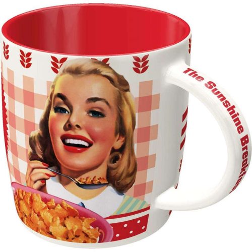 Kelloggs Girl Corn Flakes Collage Mug