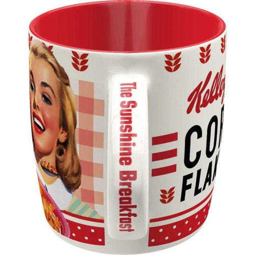 Kelloggs Girl Corn Flakes Collage Mug