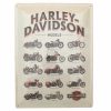 Harley Davidson Models Sign