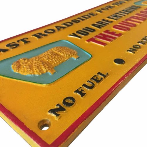 Cast Iron Golden Fleece Sign