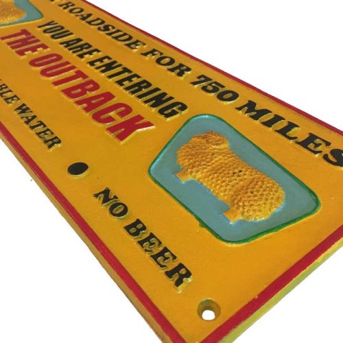 Cast Iron Golden Fleece Sign