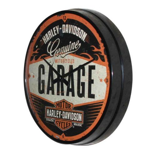 Harley Davidson Garage Clock