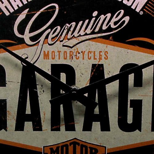 Harley Davidson Garage Clock