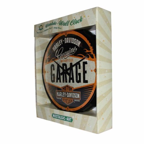 Harley Davidson Garage Clock