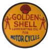 Golden Shell Cast Iron Sign
