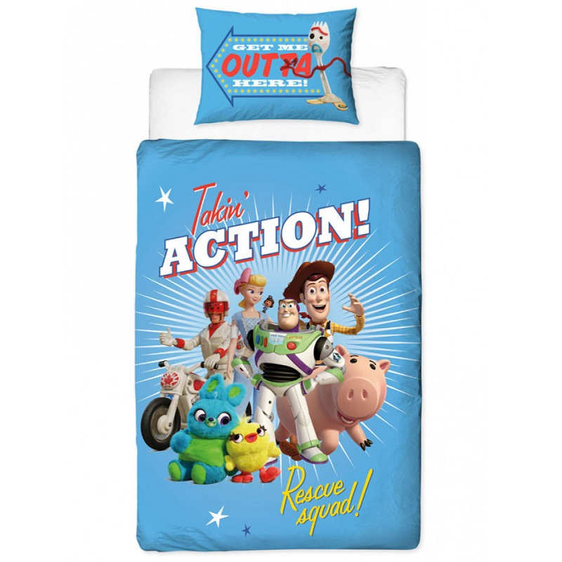 Toy Story 4 Single Quilt Cover Set Kids Bedding Kidscollections