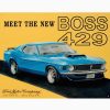 Ford Mustang Boss Tin Sign
