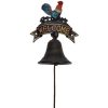 Cast Iron Rooster Bell