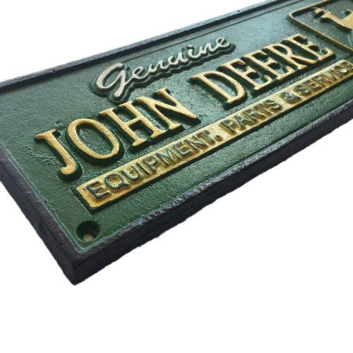 John Deere Cast Iron Sign