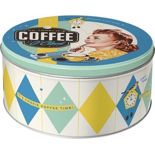 Coffee O'Clock Storage Tin