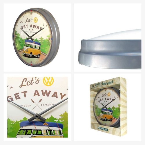 VW Let's Get Away Wall Clock