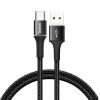 Black 2M Baseus USB Type C Charging Cable For Samsung S20 S10 Plus Xiaomi
