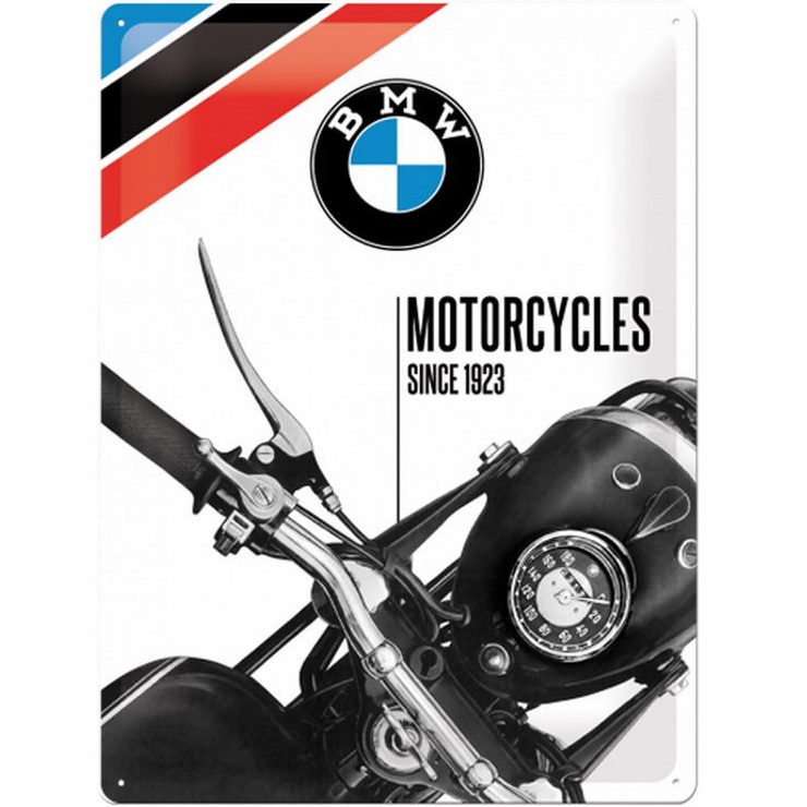 BMW Motorcycles 1923-1954 Blechschild Metal Tin Sign 3D geprägt 30 x 40 cm 