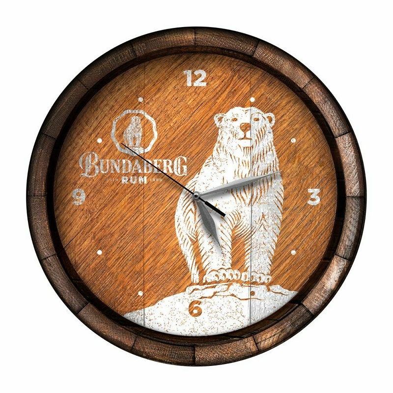 Bundaberg Bear Wooden Clock