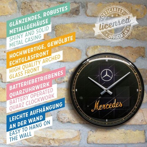 Mercedes-Benz Garage Wall Clock