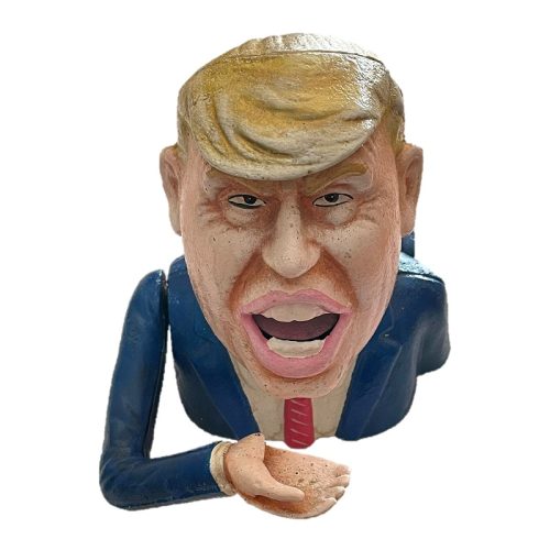 Cast Iron Donald Trump Money Bank